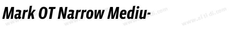 Mark OT Narrow Mediu字体转换